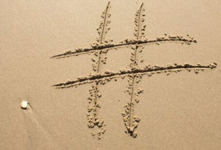 Hashtags - Number Sign Sand Artwork